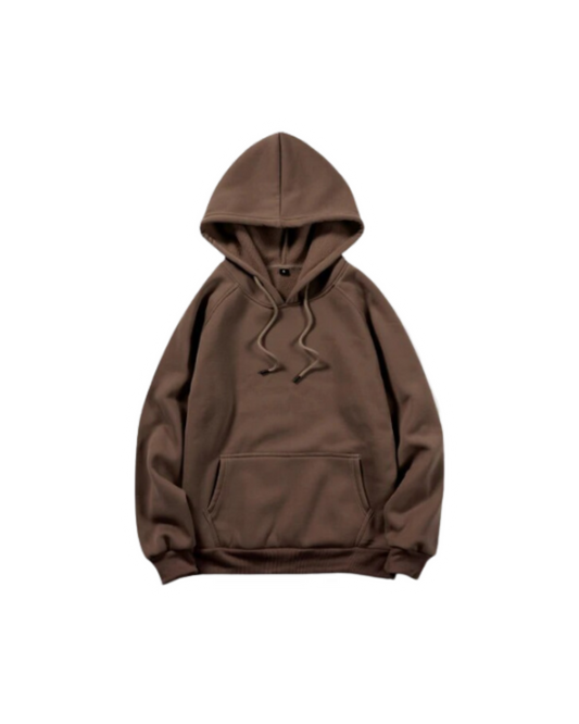 Loose Fit Coffee Hoodie