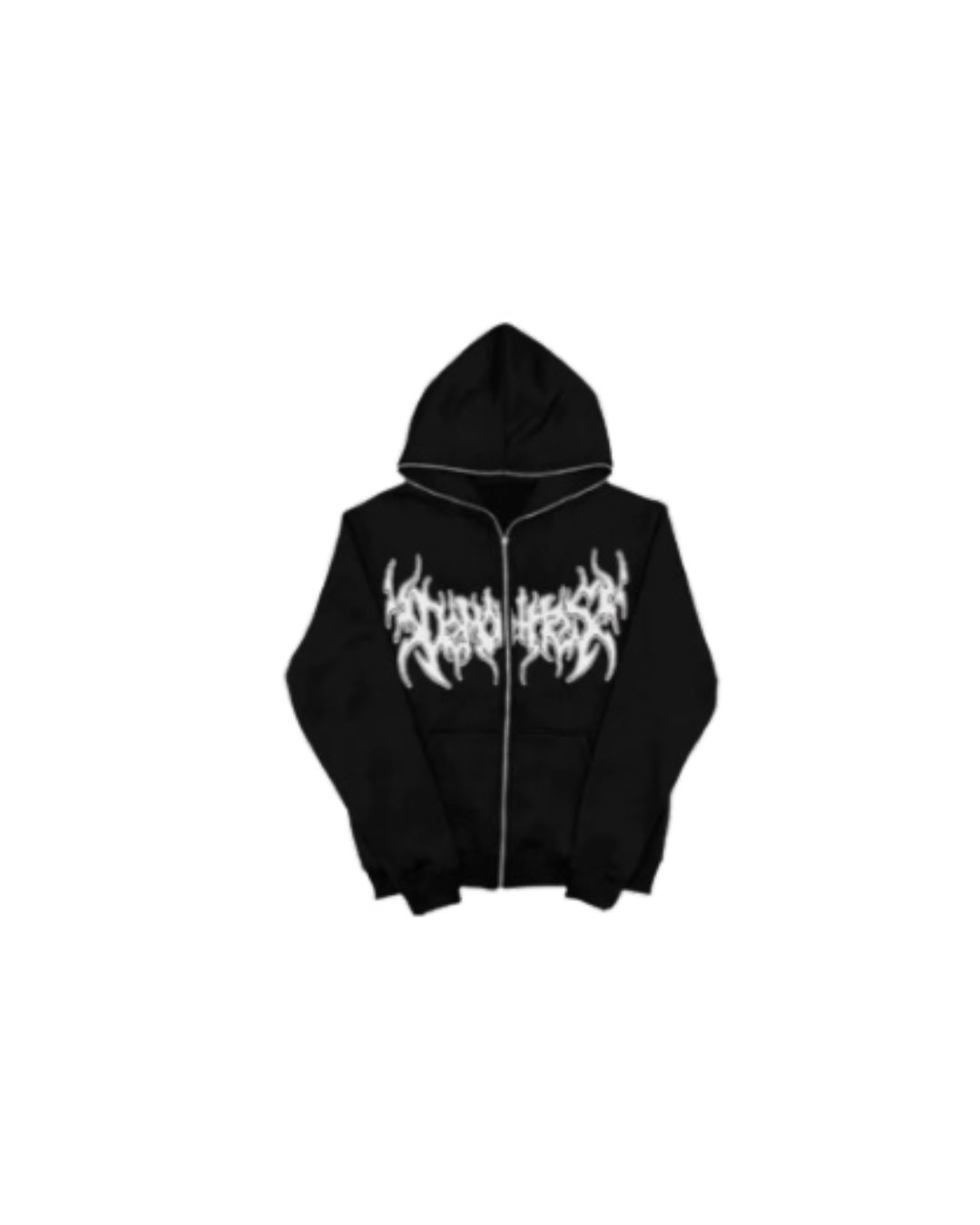 Embroidered Full Zipper Hoodie