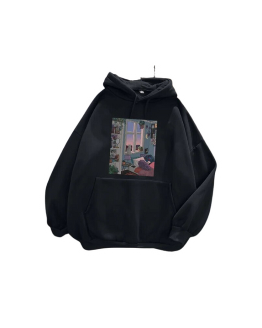 Lofi Drawing Hoodie